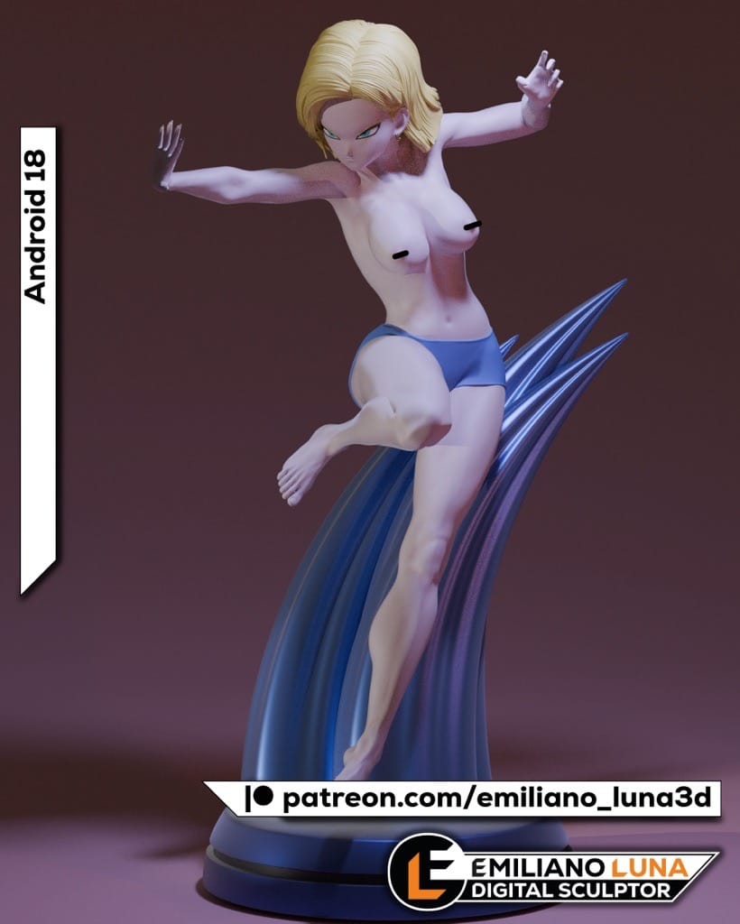 P站图纸印象馆 人造人18号 人造人18号