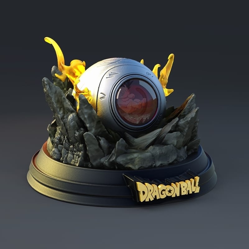 P站图纸印象馆 赛亚人宇宙飞船 赛亚人宇宙飞船