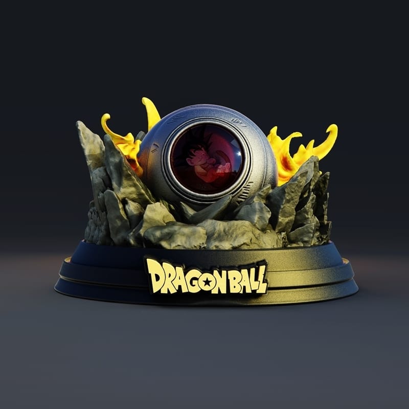 P站图纸印象馆 赛亚人宇宙飞船 赛亚人宇宙飞船