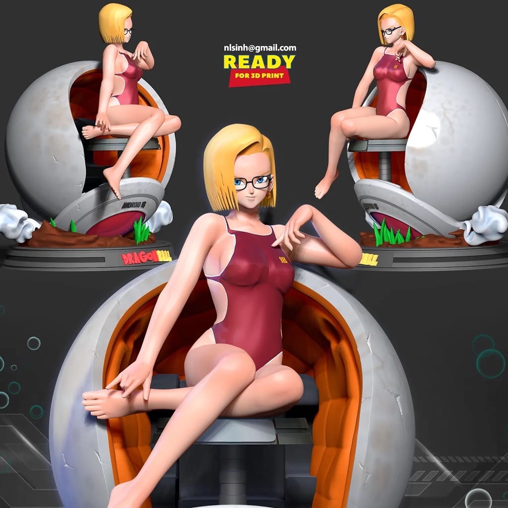 P站图纸印象馆 人造人18号 人造人18号