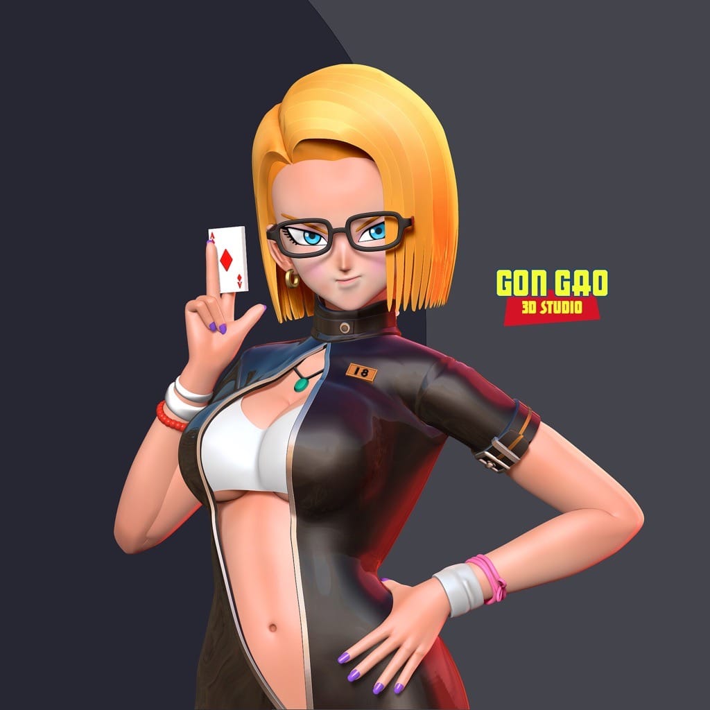 P站图纸印象馆 人造人18号 人造人18号