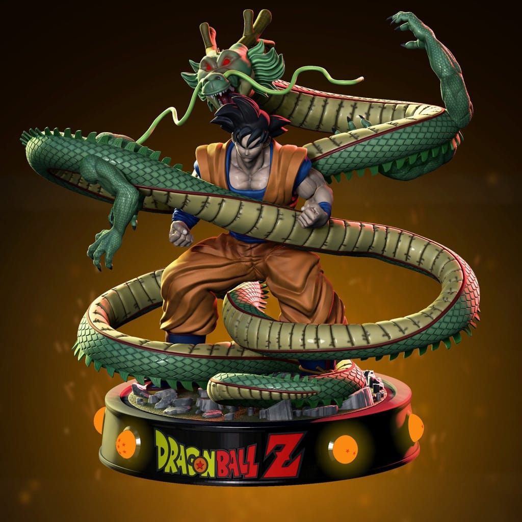 P站图纸印象馆 悟空和神龙 悟空和神龙