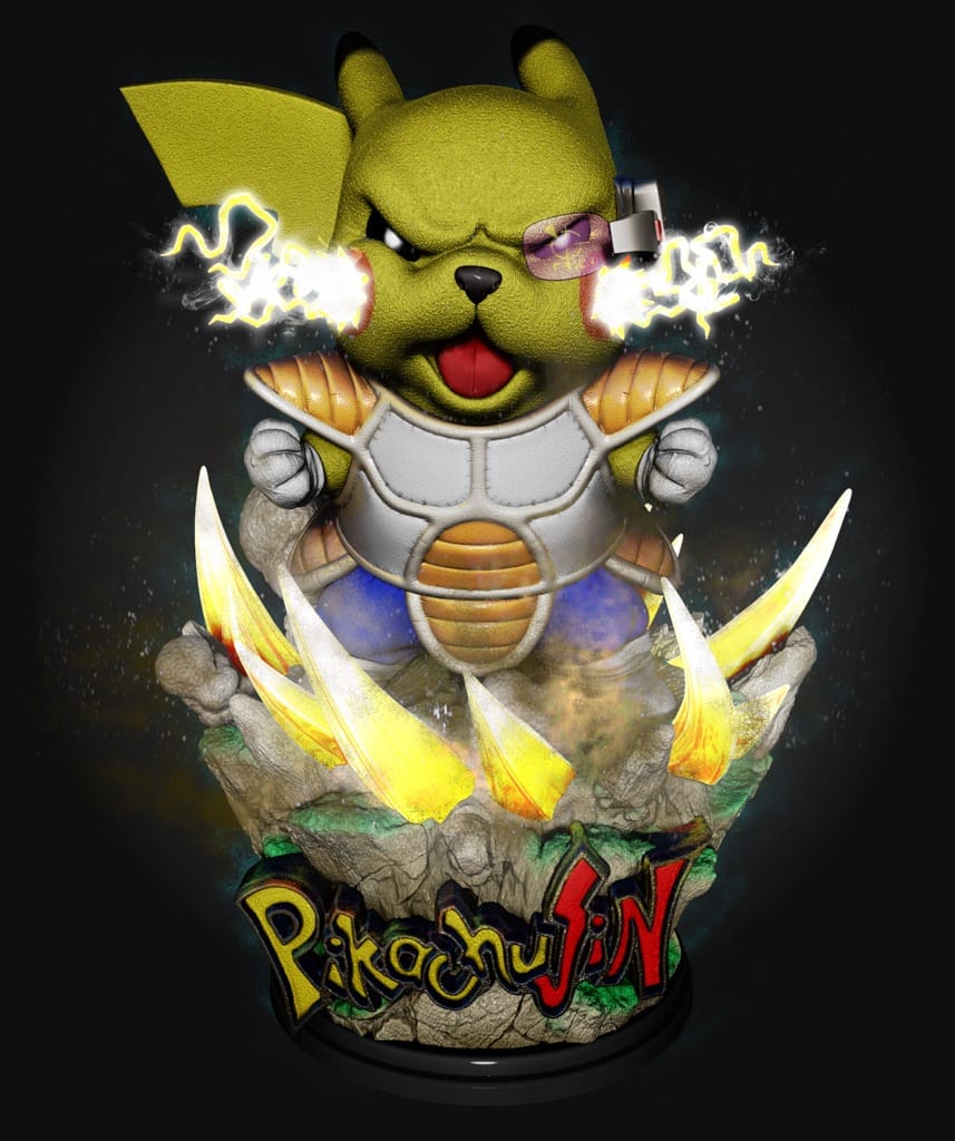 P站图纸印象馆 龙珠皮卡丘 龙珠皮卡丘