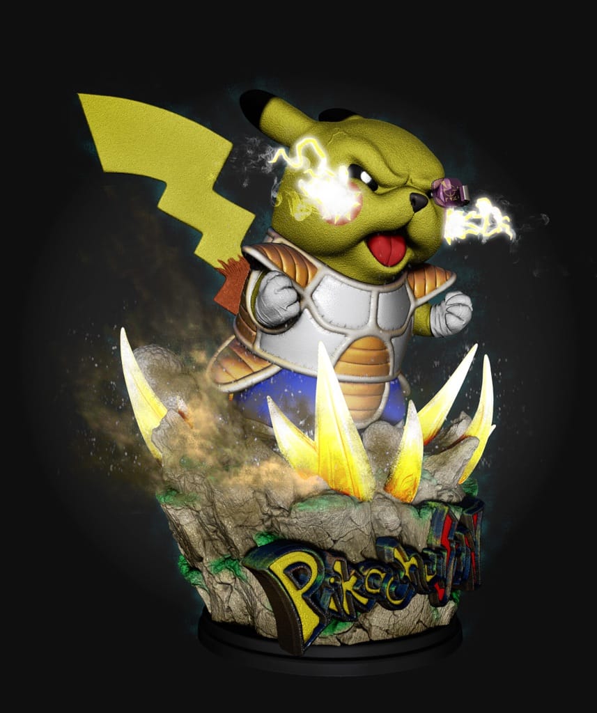 P站图纸印象馆 龙珠皮卡丘 龙珠皮卡丘