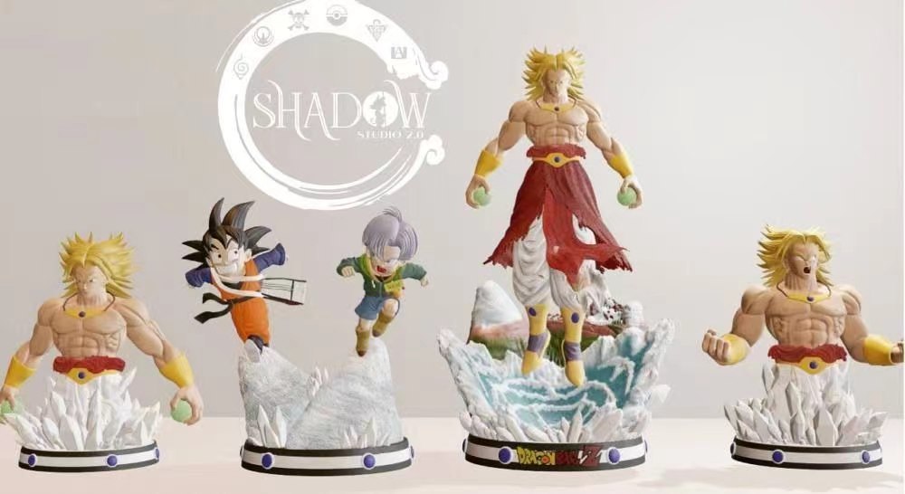 P站图纸印象馆 布罗利 悟空 特兰克斯 布罗利 悟空 特兰克斯