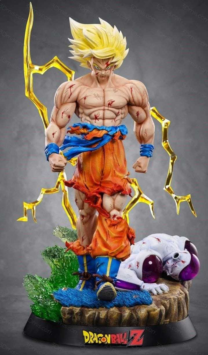 P站图纸印象馆 悟空对战弗利萨 悟空对战弗利萨