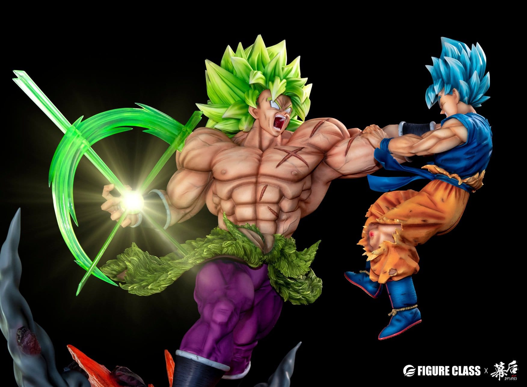 P站图纸印象馆 布罗利对悟空 布罗利对悟空