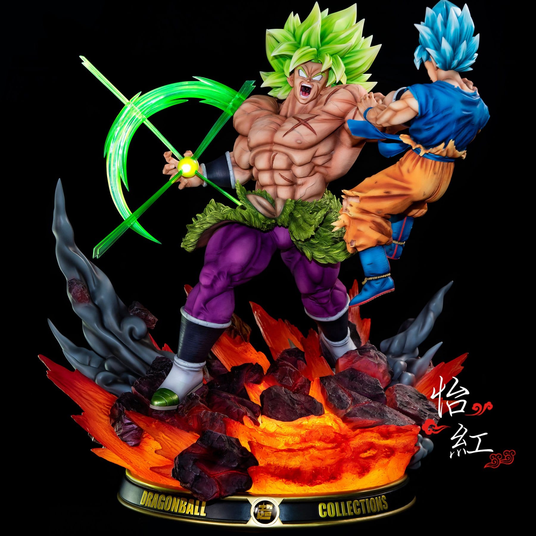 P站图纸印象馆 布罗利对悟空 布罗利对悟空