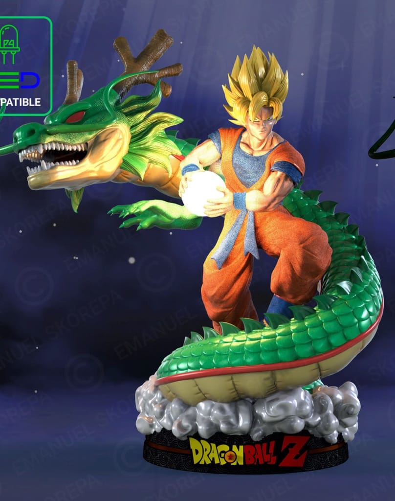 P站图纸印象馆 悟空和神龙 悟空和神龙