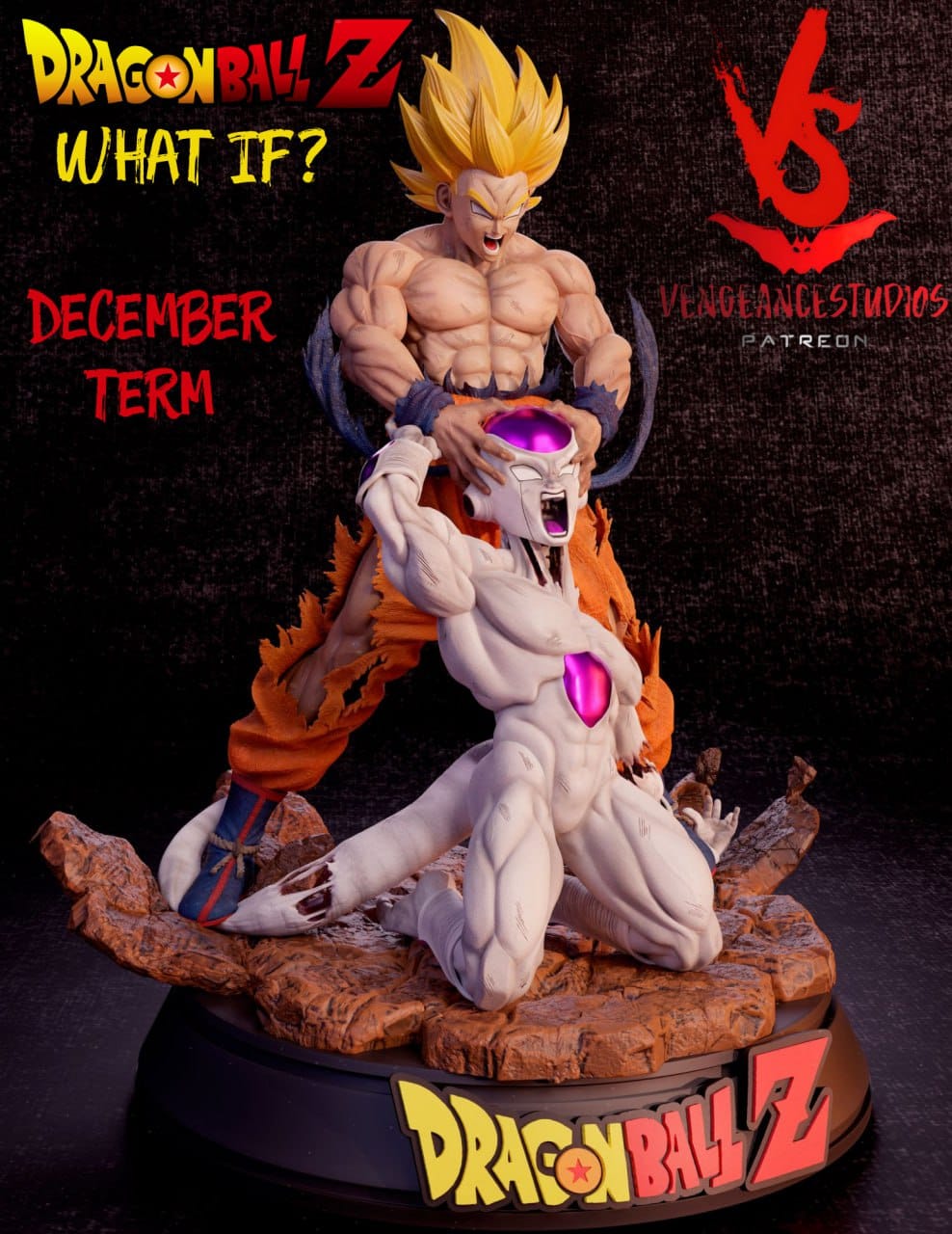 P站图纸印象馆 弗利萨对战悟空 弗利萨对战悟空