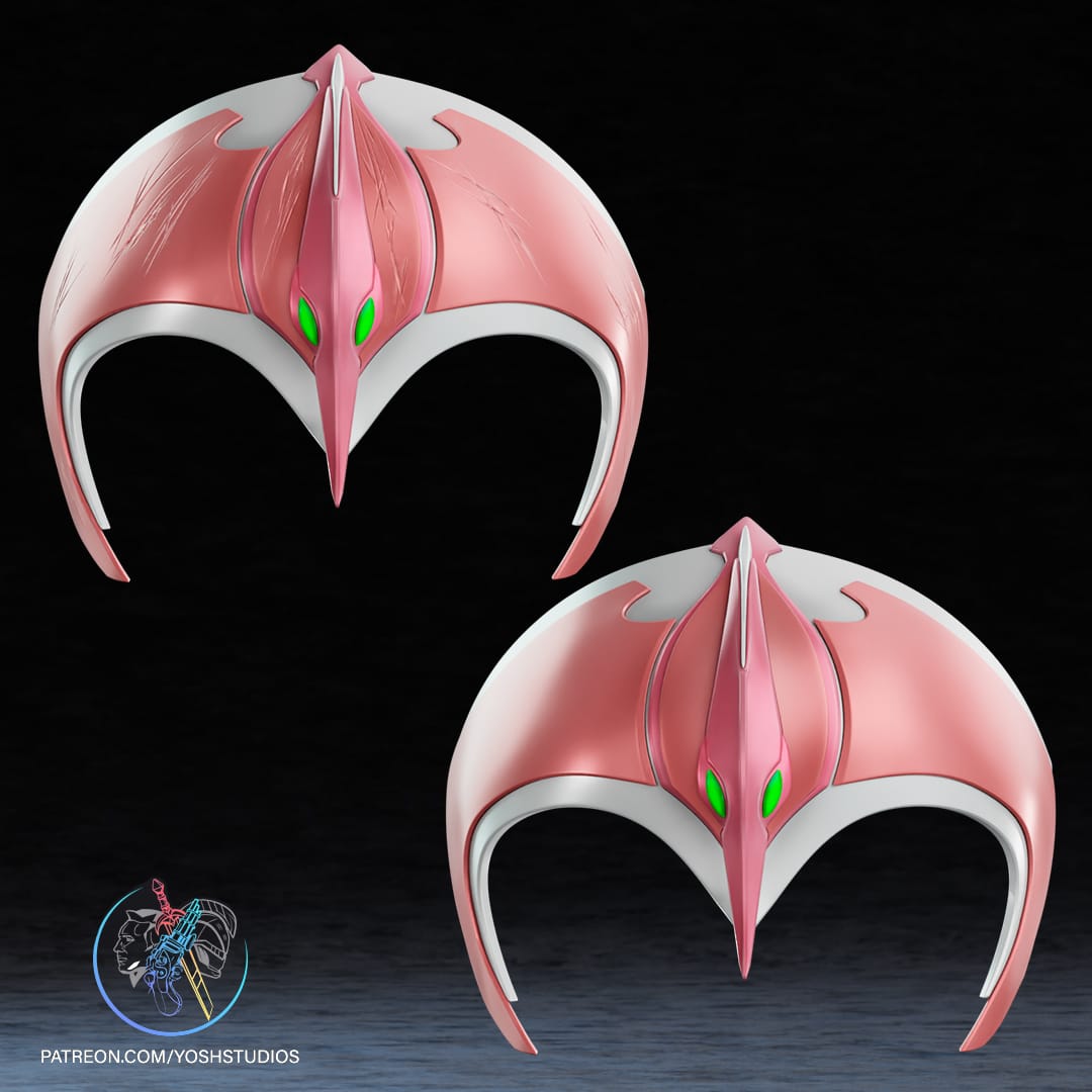 P站图纸印象馆 Yosh 战国粉色游侠头盔 Yosh 战国粉色游侠头盔