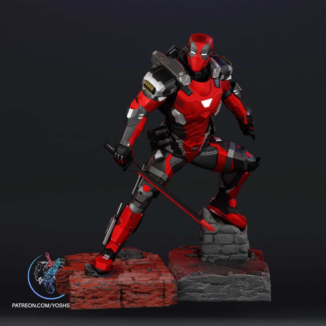 P站图纸印象馆 Yosh 铠甲巨人面具 Yosh 铠甲巨人面具