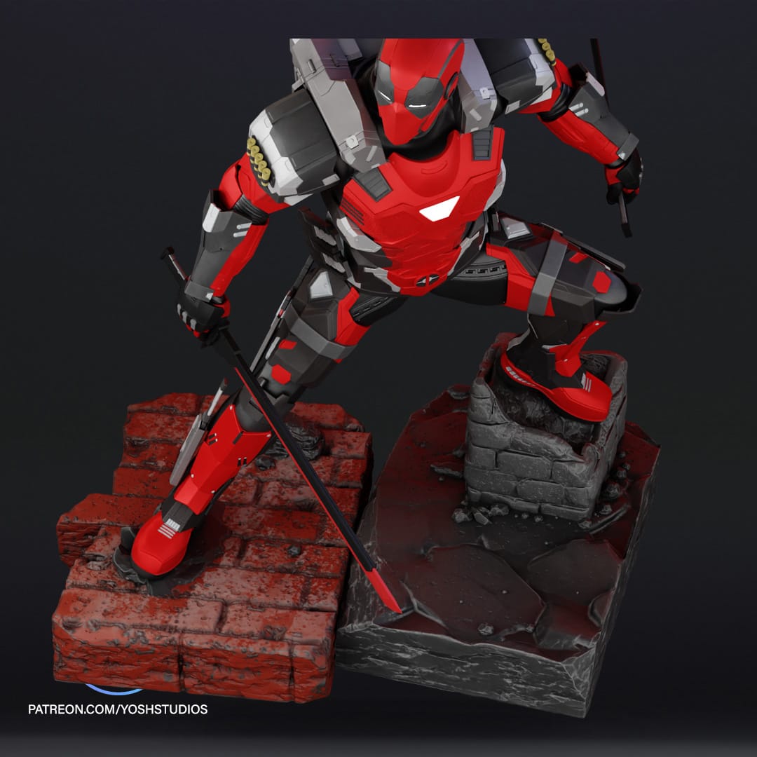 P站图纸印象馆 Yosh 铠甲巨人面具 Yosh 铠甲巨人面具