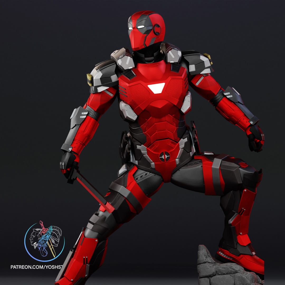 P站图纸印象馆 Yosh 铠甲巨人面具 Yosh 铠甲巨人面具