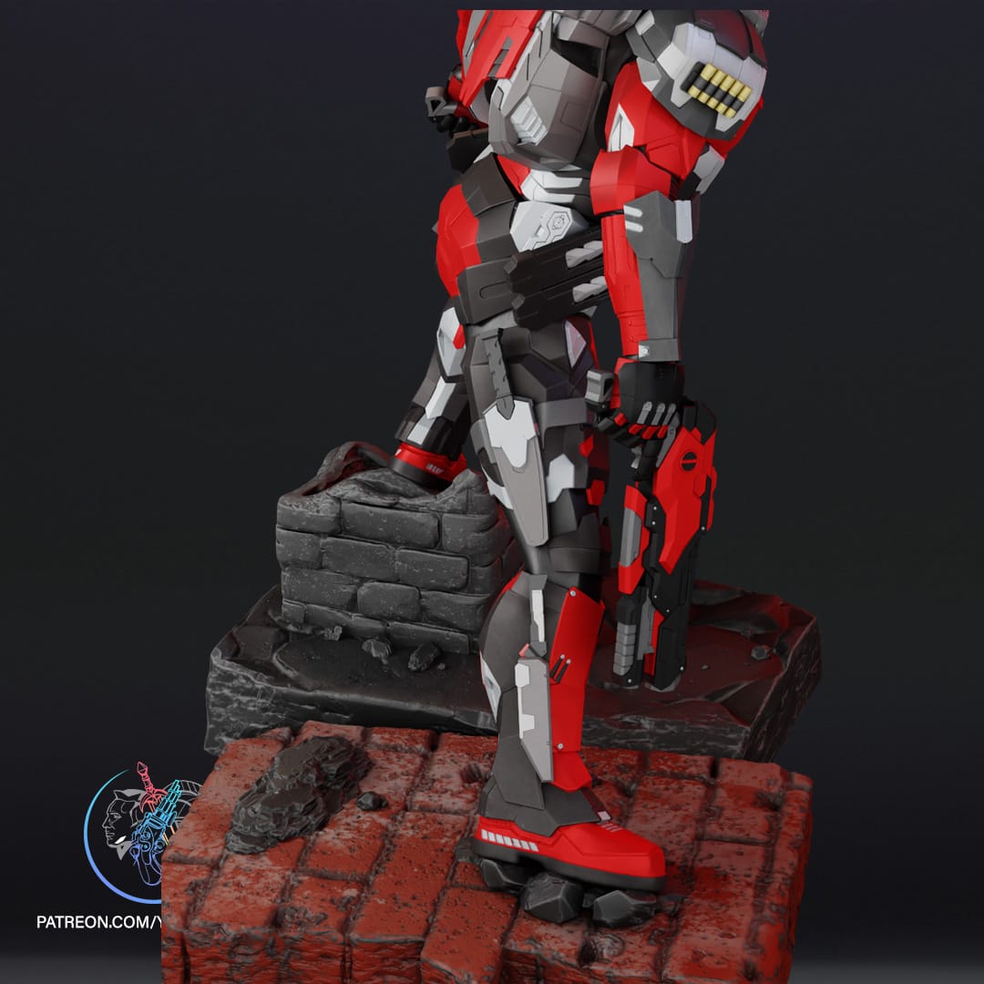 P站图纸印象馆 Yosh 铠甲巨人面具 Yosh 铠甲巨人面具