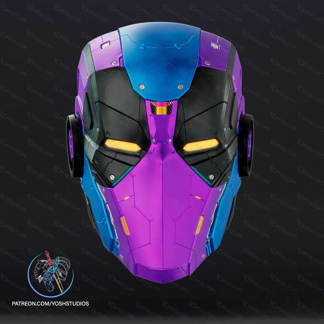 Yosh 赛博朋克死侍头盔