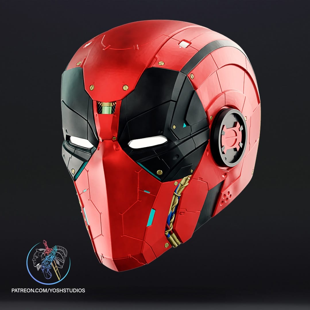 P站图纸印象馆 Yosh 赛博朋克死侍头盔 Yosh 赛博朋克死侍头盔