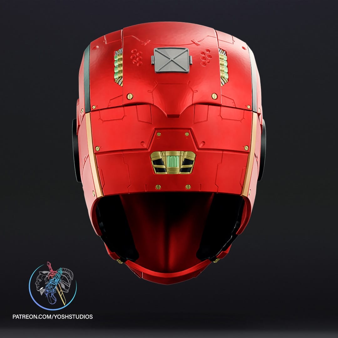 P站图纸印象馆 Yosh 赛博朋克死侍头盔 Yosh 赛博朋克死侍头盔