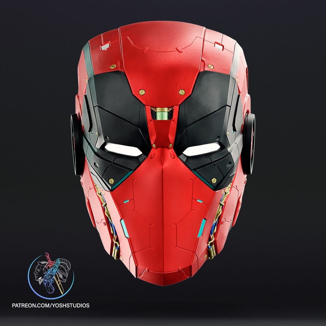 P站图纸印象馆 Yosh 赛博朋克死侍头盔 Yosh 赛博朋克死侍头盔