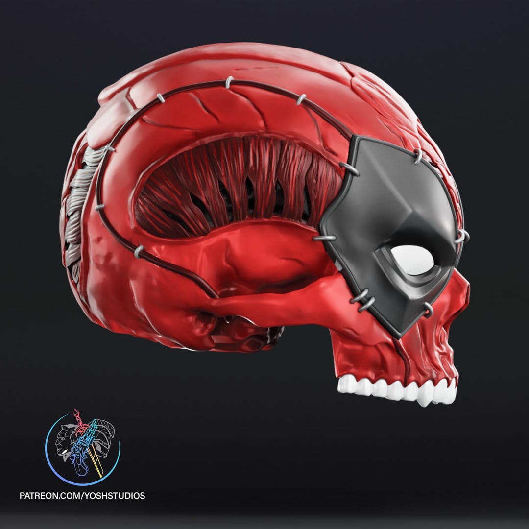 P站图纸印象馆 Yosh 骷髅化的死侍 Yosh 骷髅化的死侍