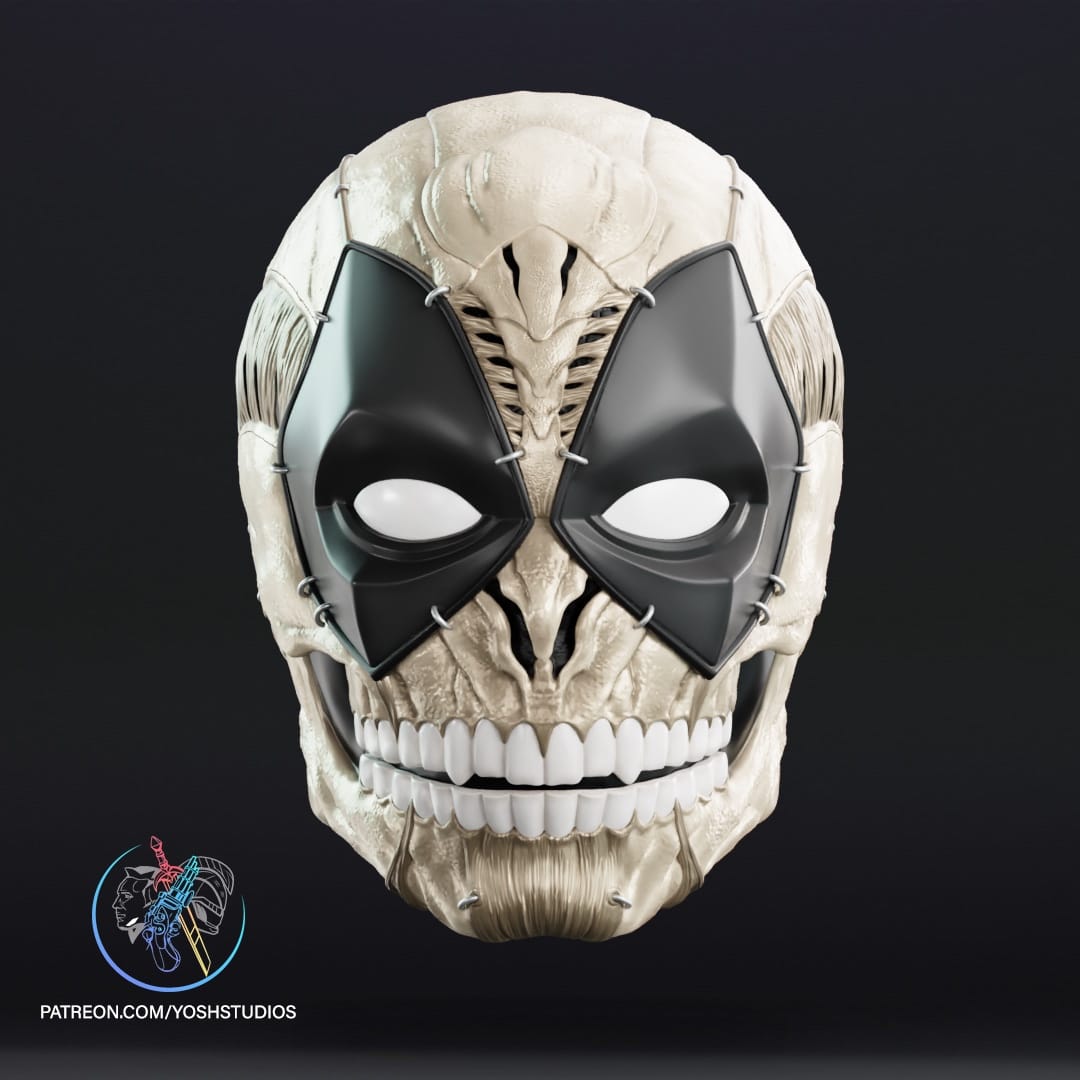 P站图纸印象馆 Yosh 骷髅化的死侍 Yosh 骷髅化的死侍