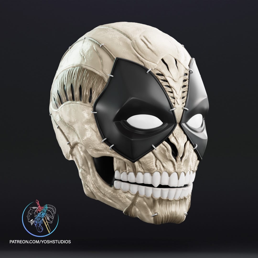 P站图纸印象馆 Yosh 骷髅化的死侍 Yosh 骷髅化的死侍