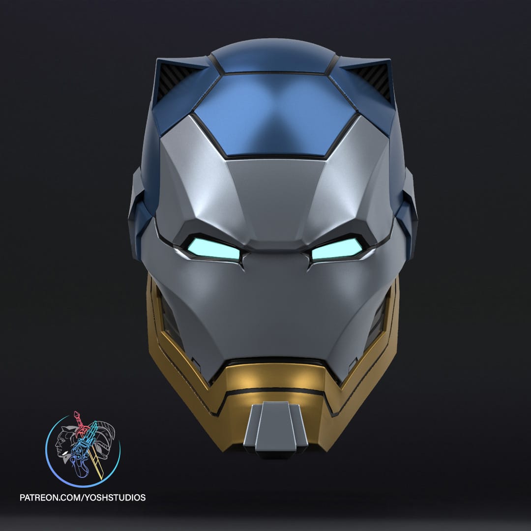 P站图纸印象馆 Yosh 水箭龟钢铁人头盔 Yosh 水箭龟钢铁人头盔