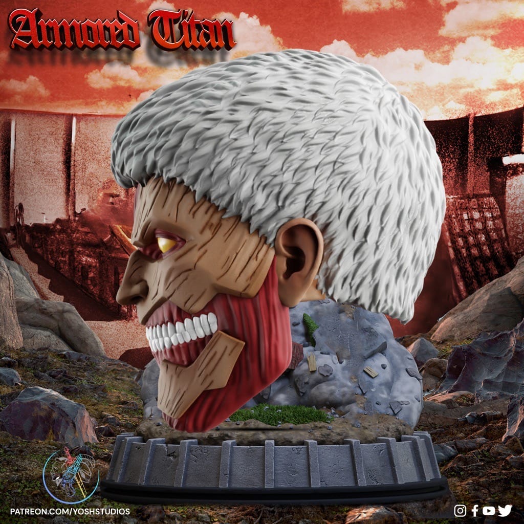 P站图纸印象馆 Yosh 铠甲巨人面具 Yosh 铠甲巨人面具