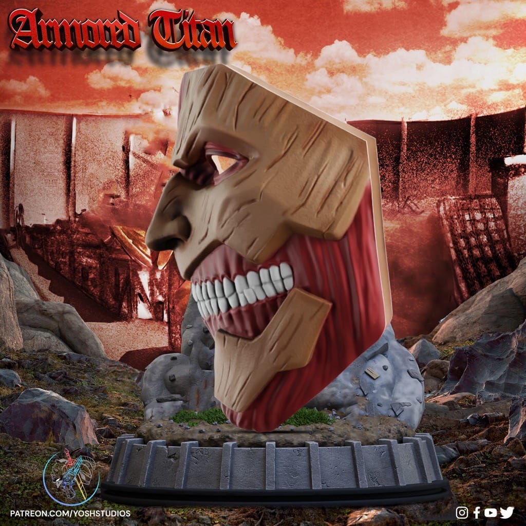 P站图纸印象馆 Yosh 铠甲巨人面具 Yosh 铠甲巨人面具