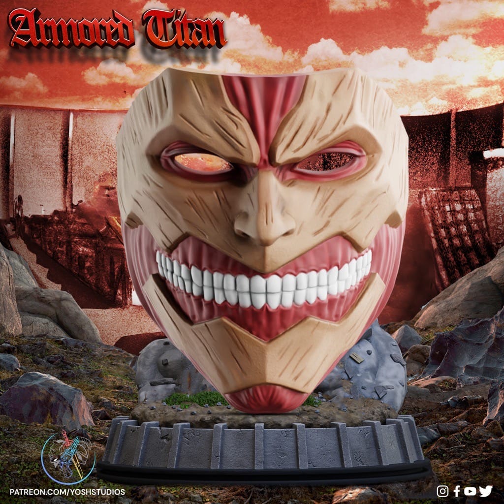 P站图纸印象馆 Yosh 铠甲巨人面具 Yosh 铠甲巨人面具