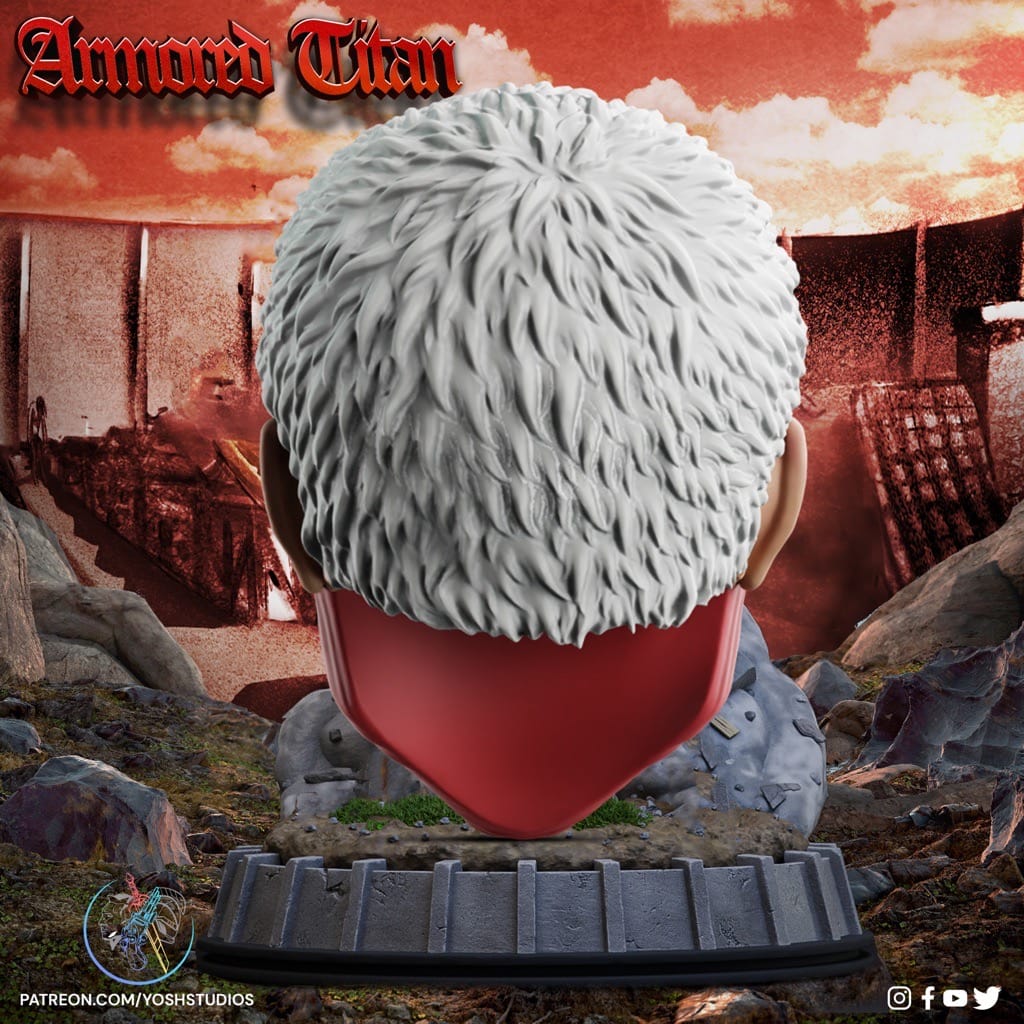 P站图纸印象馆 Yosh 铠甲巨人面具 Yosh 铠甲巨人面具