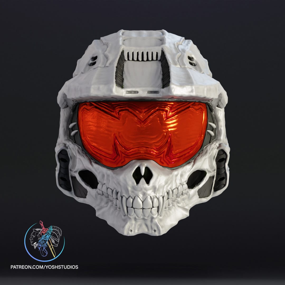 P站图纸印象馆 Yosh 骷髅化的主宰头盔 Yosh 骷髅化的主宰头盔