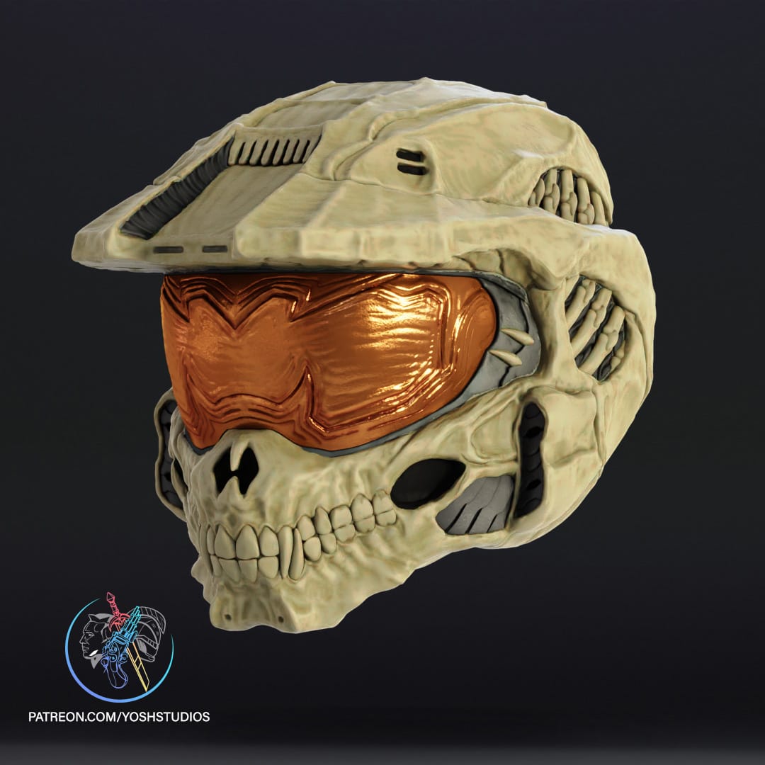 P站图纸印象馆 Yosh 骷髅化的主宰头盔 Yosh 骷髅化的主宰头盔