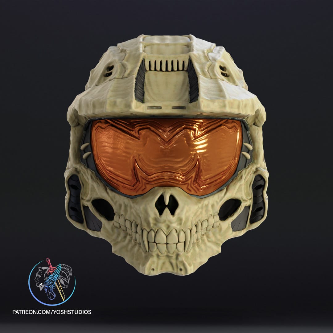 P站图纸印象馆 Yosh 骷髅化的主宰头盔 Yosh 骷髅化的主宰头盔