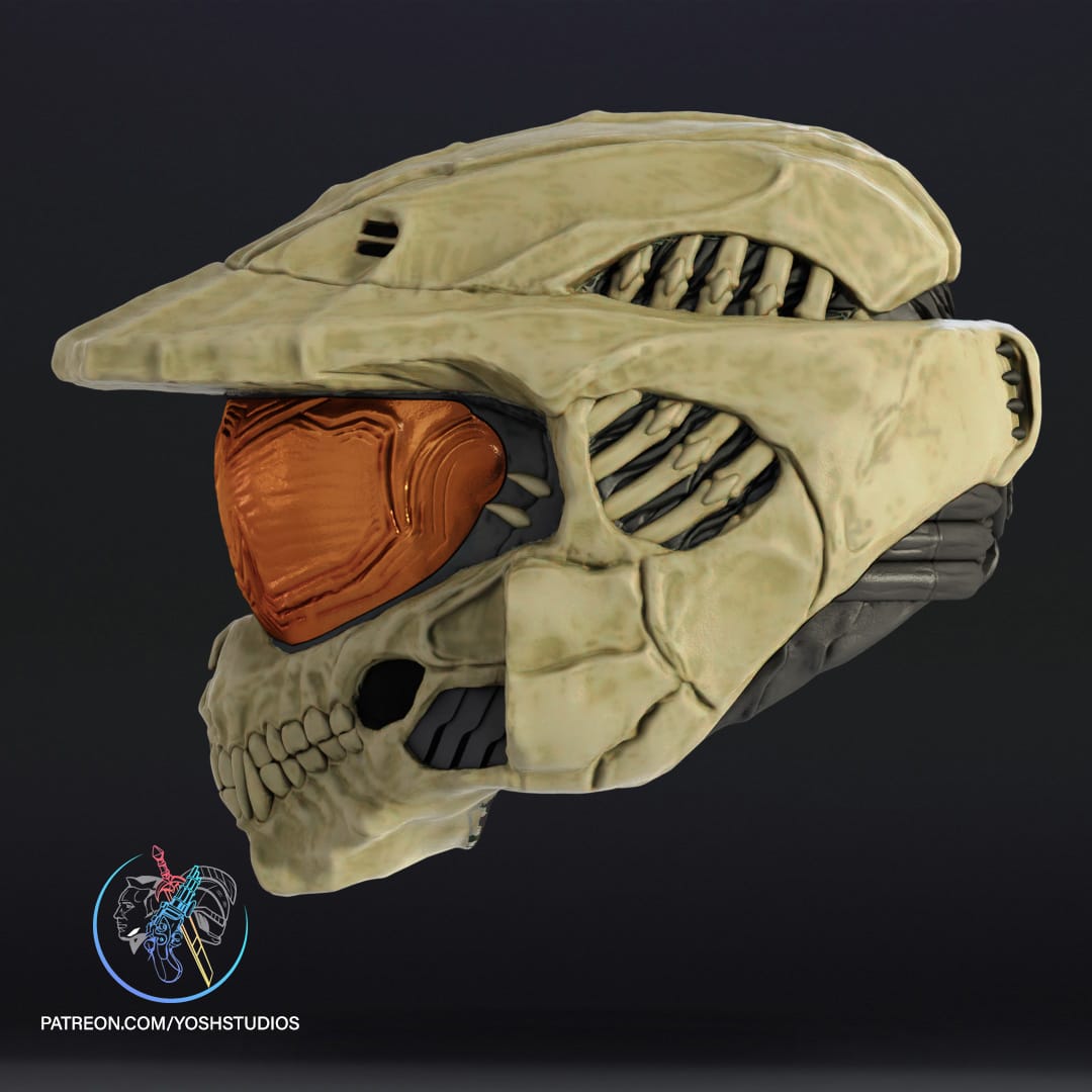 P站图纸印象馆 Yosh 骷髅化的主宰头盔 Yosh 骷髅化的主宰头盔
