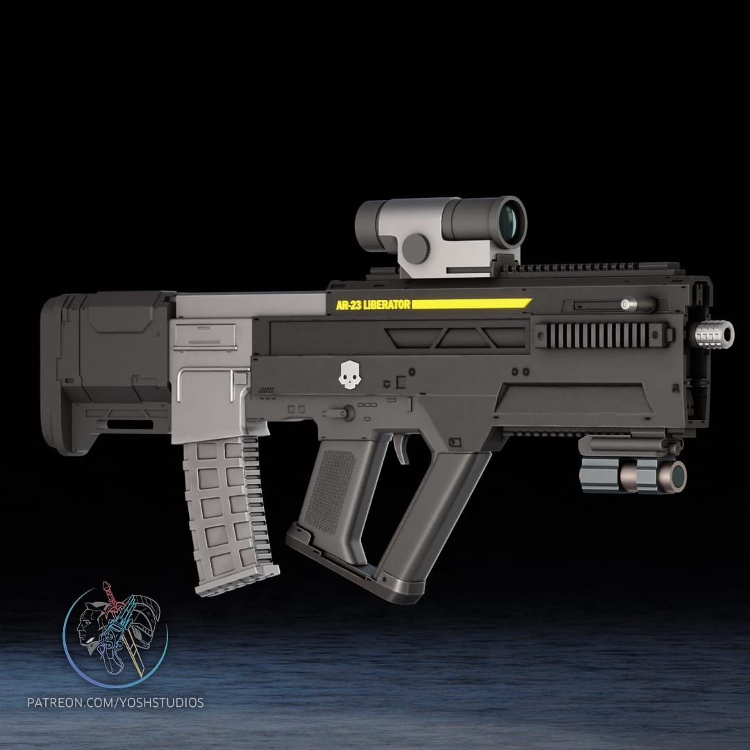 P站图纸印象馆 Yosh AR-23步枪 Yosh AR-23步枪