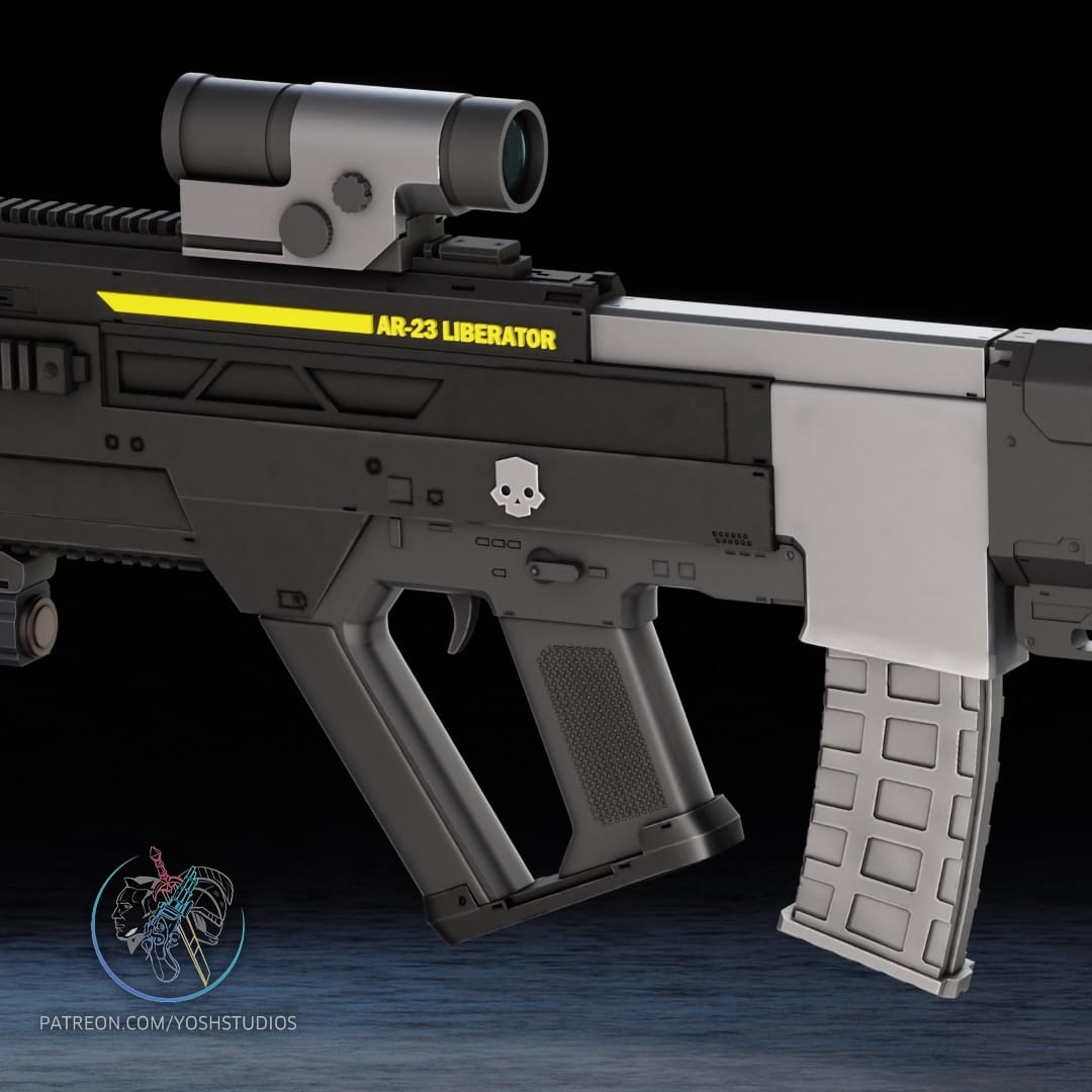 P站图纸印象馆 Yosh AR-23步枪 Yosh AR-23步枪