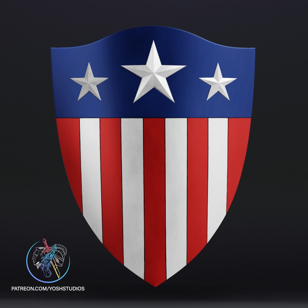P站图纸印象馆 Yosh 美国队长盾牌 Yosh 美国队长盾牌
