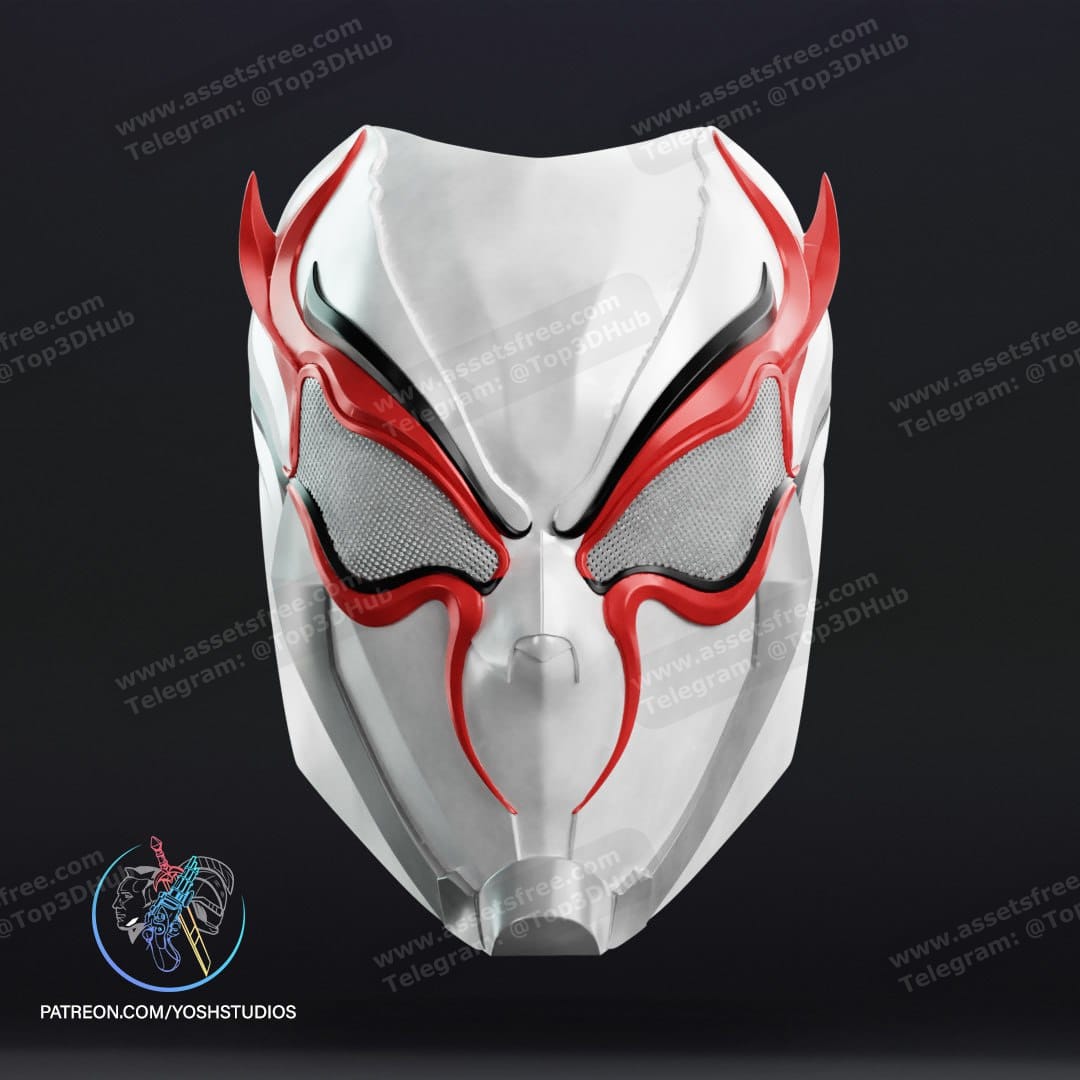 P站图纸印象馆 Yosh 战国白色面具 Yosh 战国白色面具