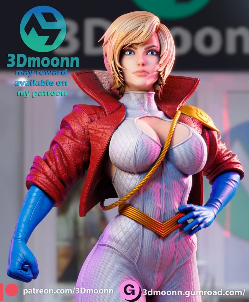 P站图纸印象馆 3Dmoonn DC漫画 神力女郎 3Dmoonn DC漫画 神力女郎
