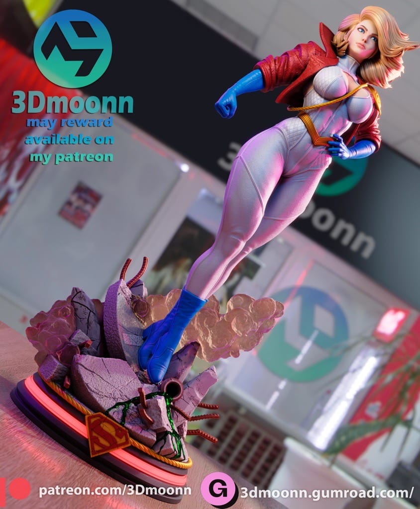 P站图纸印象馆 3Dmoonn DC漫画 神力女郎 3Dmoonn DC漫画 神力女郎