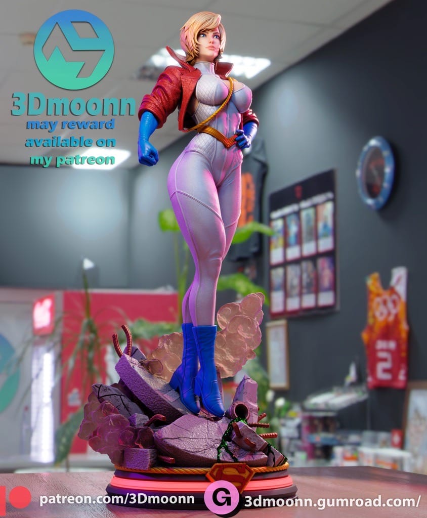 P站图纸印象馆 3Dmoonn DC漫画 神力女郎 3Dmoonn DC漫画 神力女郎