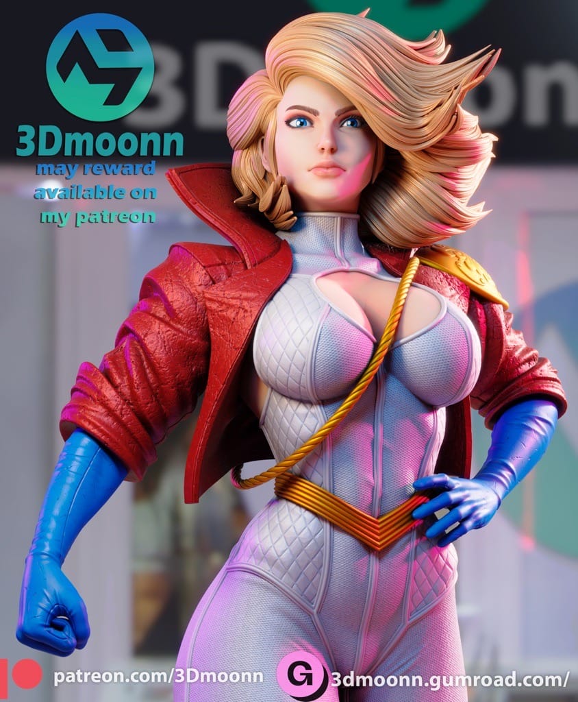 P站图纸印象馆 3Dmoonn DC漫画 神力女郎 3Dmoonn DC漫画 神力女郎