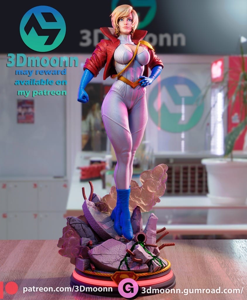 P站图纸印象馆 3Dmoonn DC漫画 神力女郎 3Dmoonn DC漫画 神力女郎