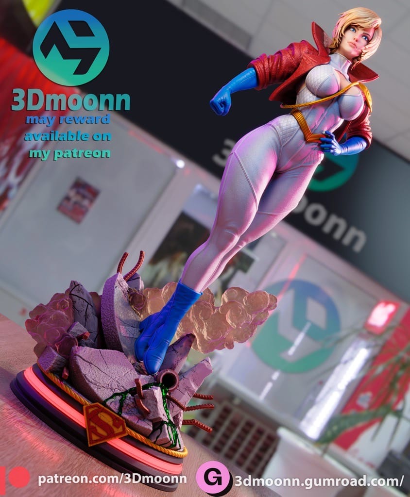 P站图纸印象馆 3Dmoonn DC漫画 神力女郎 3Dmoonn DC漫画 神力女郎