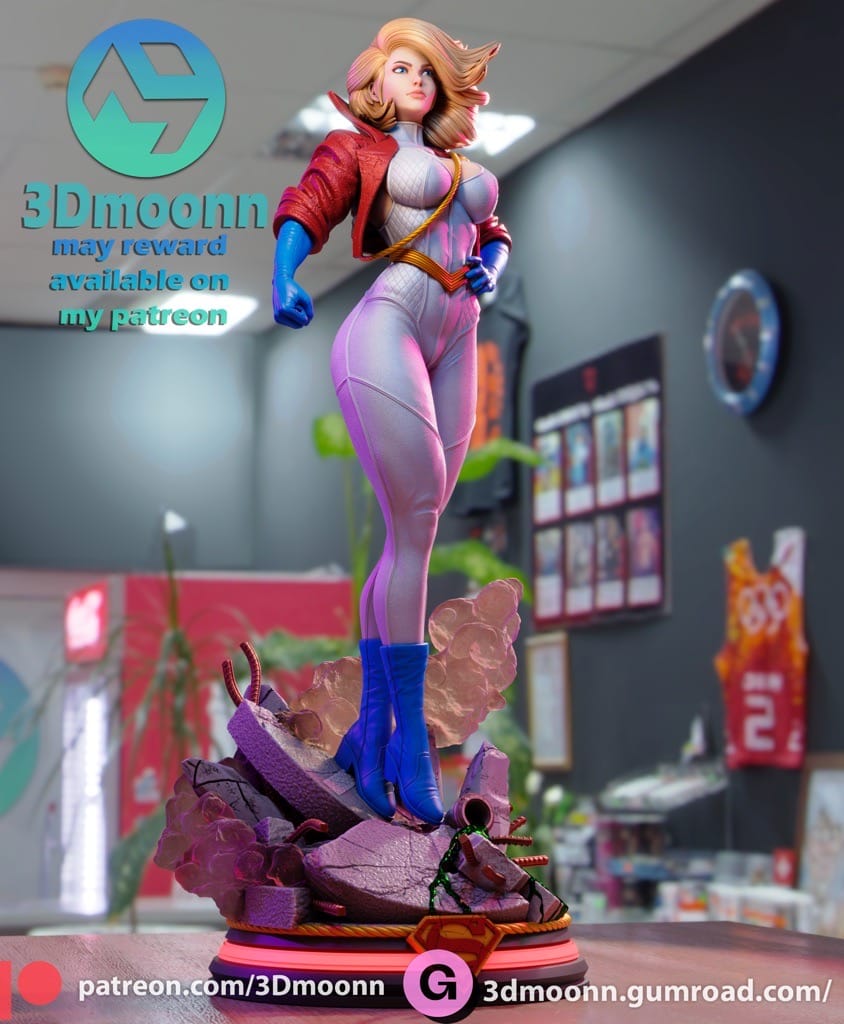 P站图纸印象馆 3Dmoonn DC漫画 神力女郎 3Dmoonn DC漫画 神力女郎