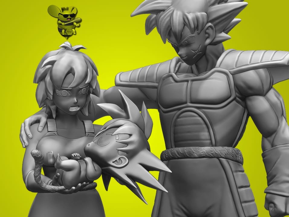 P站图纸印象馆 悟空的一家 悟空的一家