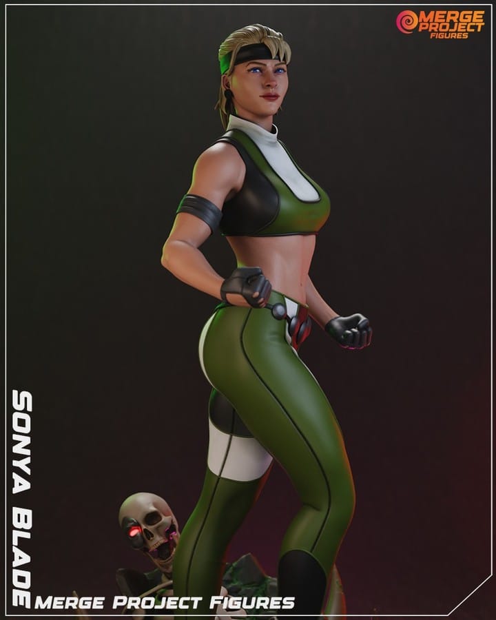 P站图纸印象馆 MPF 真人快打 索尼娅 MPF 真人快打 索尼娅