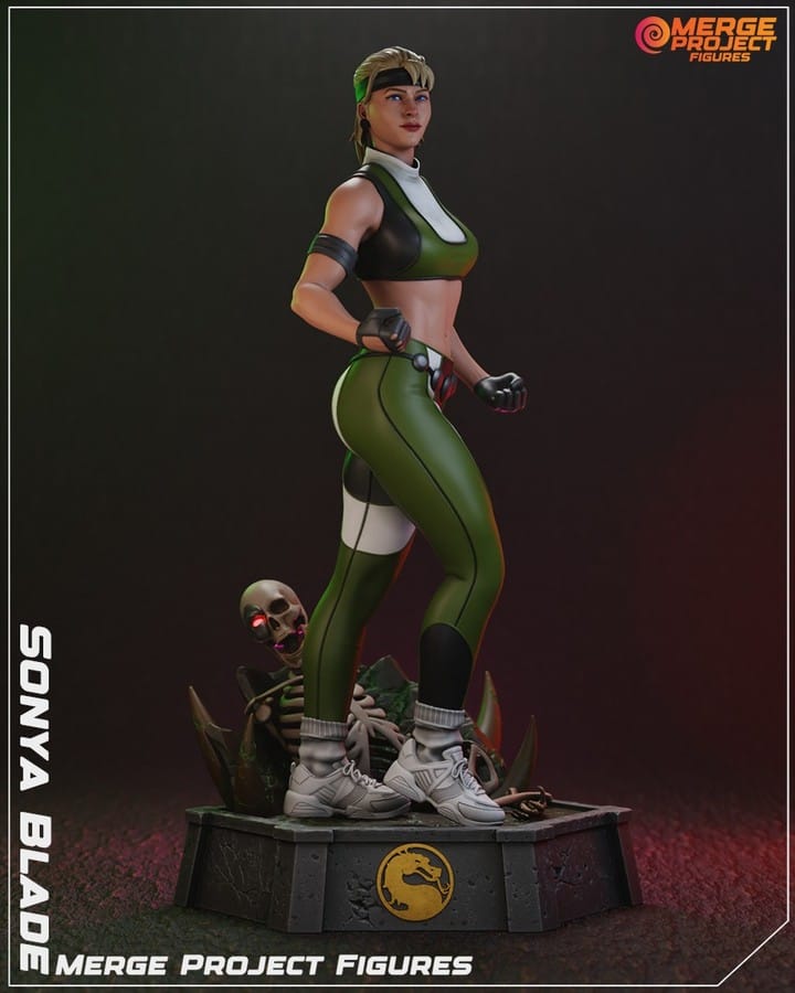 P站图纸印象馆 MPF 真人快打 索尼娅 MPF 真人快打 索尼娅