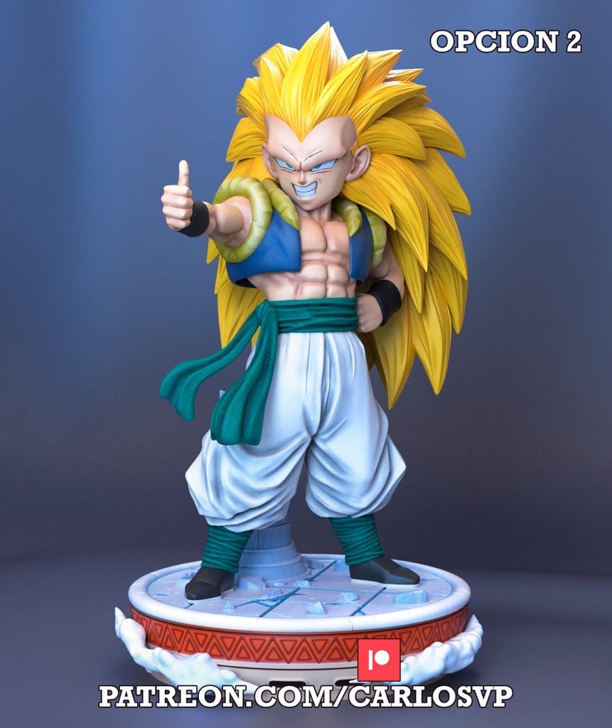 P站图纸印象馆 超级赛亚人3 悟天克斯 超级赛亚人3 悟天克斯